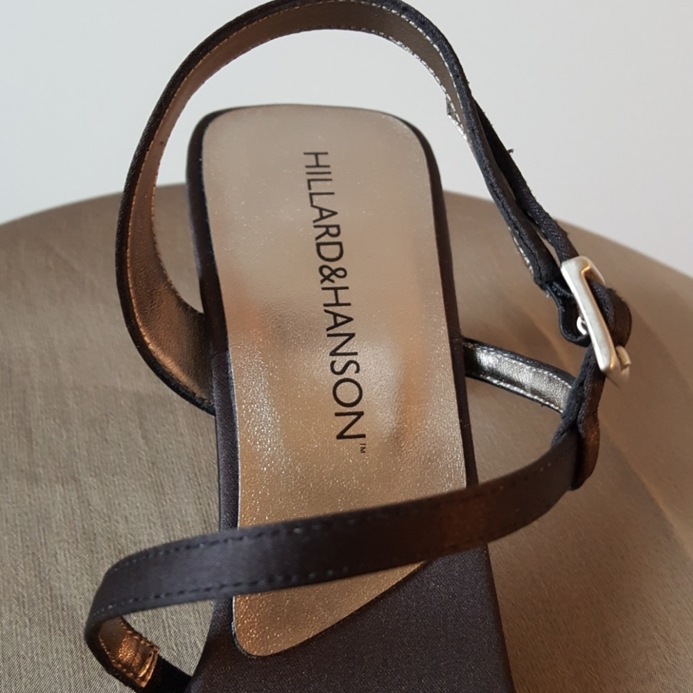 Hillard & Hanson Black Dress Heels - NWOT - Picture 6 of 8